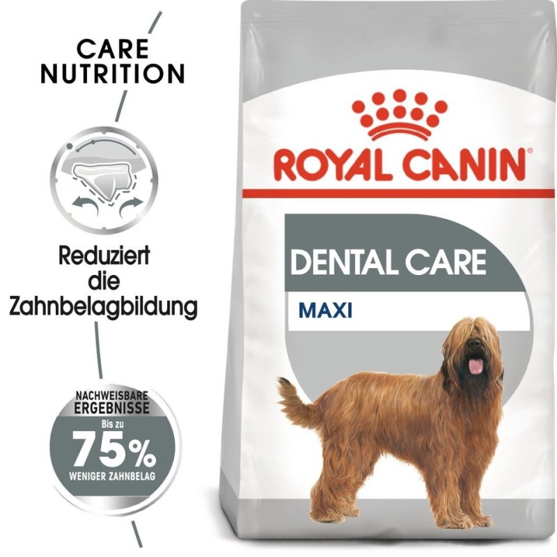 ROYAL CANIN DENTAL CARE MAXI Trockenfutter für große Hunde mit empfindlichen Zähnen 18 kg (2 x 9 kg)