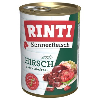Sparpaket RINTI Kennerfleisch 24 x 400 g - Hirsch