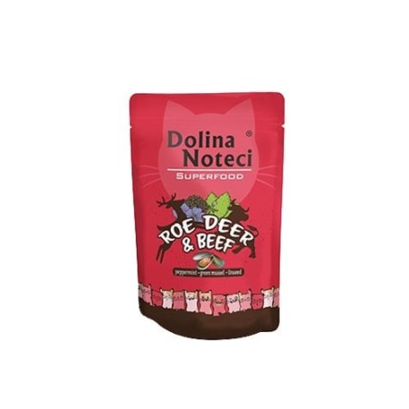 DOLINA NOTECI Superfood Reh und Rind 85g Katzennassfutter