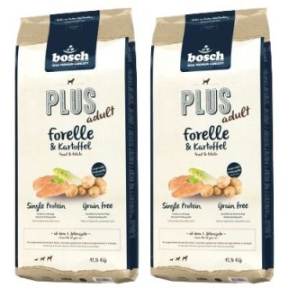 BOSCH PLUS ADULT Forelle &amp, Kartoffel 25 kg (2 x 12,5 kg)