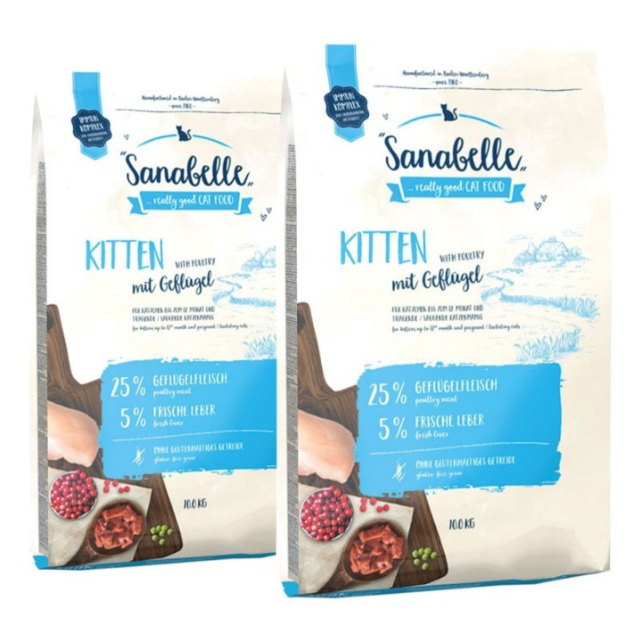 SANABELLE Kitten Geflügel 20 kg (2 x 10 kg)