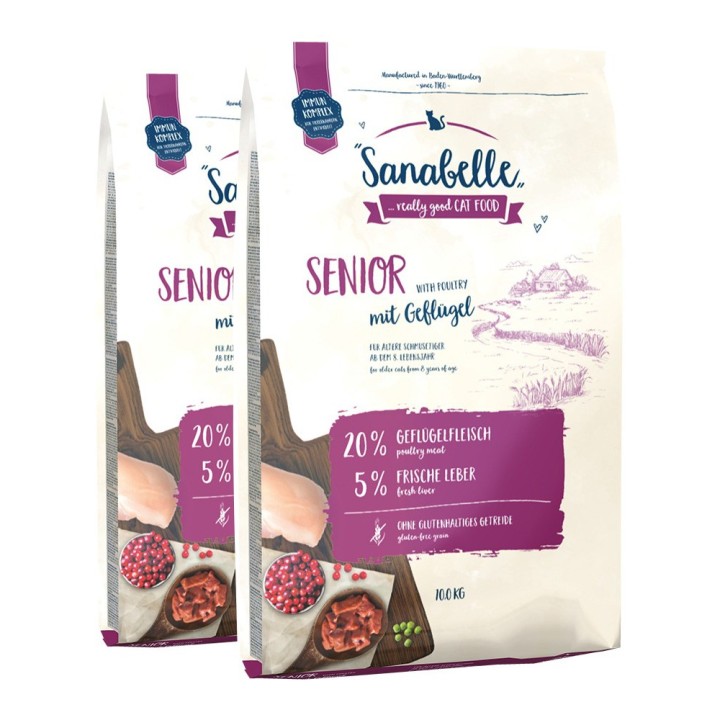 SANABELLE SENIOR Geflügel 20 kg (2 x 10 kg)