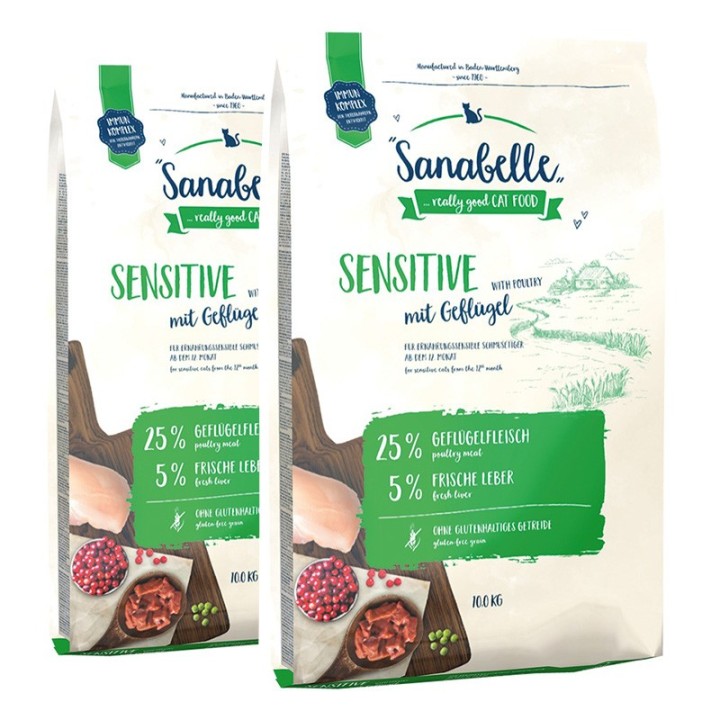 SANABELLE SENSITIVE Geflügel 20 kg (2 x 10 kg)