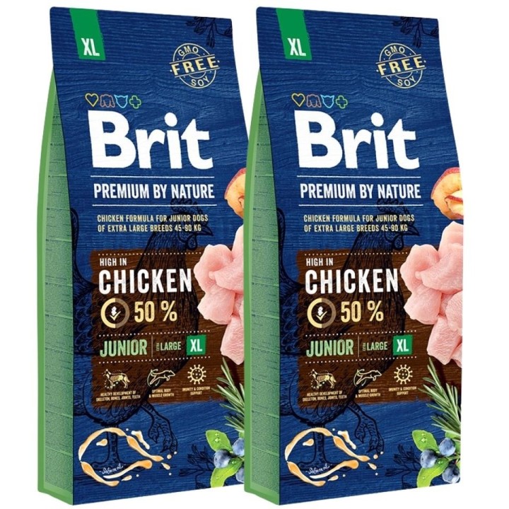 BRIT Premium By Nature Junior Extra Large XL 30 kg (2 x 15 kg)