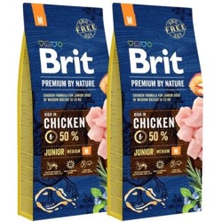 BRIT Premium By Nature Junior Medium M 30 kg (2 x 15 kg)