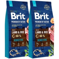BRIT Premium By Nature Sensitive Lamb 30 kg (2 x 15 kg)