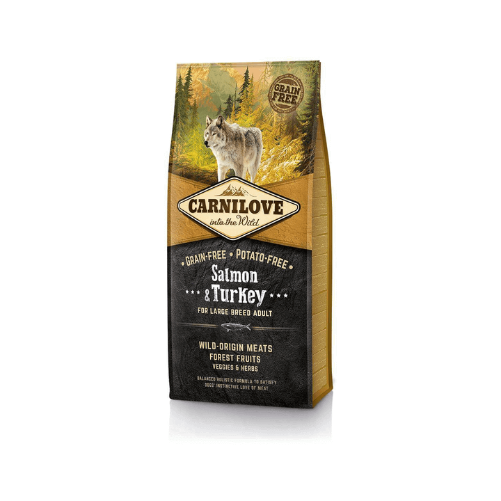 CARNILOVE Dog Adult Large Breed Salmon &amp, Turkey 24 kg (2 x 12 kg)