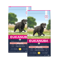 EUKANUBA Caring Senior Large Breed reich an frischem Huhn 30 kg (2 x 15kg)