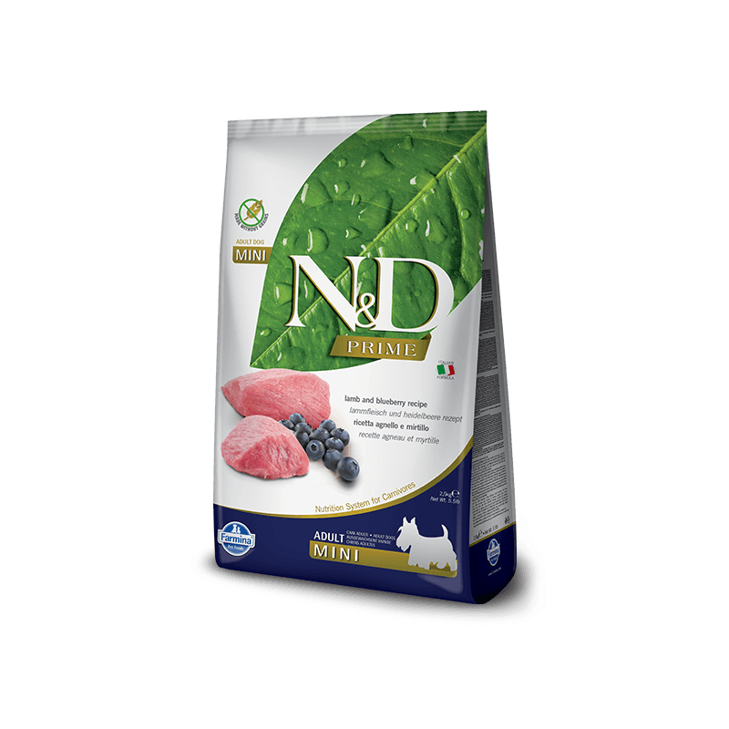 FARMINA N&amp,D Lamb &amp, Blueberry Adult Mini 14 kg (2 x 7 kg)