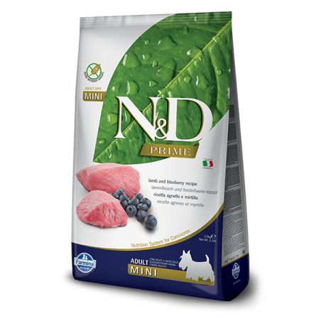 FARMINA N&amp,D Lamb &amp, Blueberry Adult Mini 14 kg (2 x 7 kg)