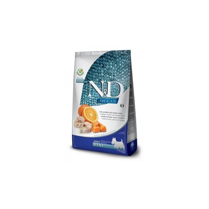FARMINA N&amp,D Ocean dog adult codfish, pumpkin, orange mini 14 kg (2 x 7 kg)
