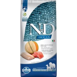 FARMINA N&amp,D Ocean Dog Adult Medium &amp, Maxi salmon, cod, pumpkin &amp, cantaloupe melon 12 kg