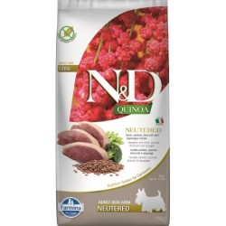 FARMINA N&amp,D Quinoa Neutere Adult Mini Ente, Broccoli &amp, Spargel 7 kg