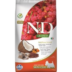 FARMINA N&amp,D Quinoa Dog Skin&amp,Coat Adult Mini Hering, Kokosnuss 2.5 kg