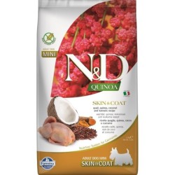 FARMINA N&amp,D SKIN &amp, COAT WACHTEL &amp, KOKOSNUSS ADULT 2.5kg