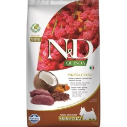 FARMINA N&amp,D Quinoa Dog Skin&amp,Coat Adult Mini venison, Kokosnuss 2,5 kg