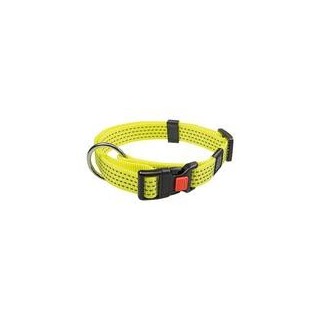 Karlie - Neon & Reflex Hunde-Halsband [40-55 cm x 20 mm, Farbe: Neongelb]