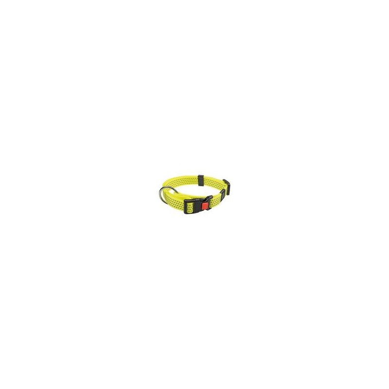Karlie - Neon & Reflex Hunde-Halsband [40-55 cm x 20 mm, Farbe: Neongelb]