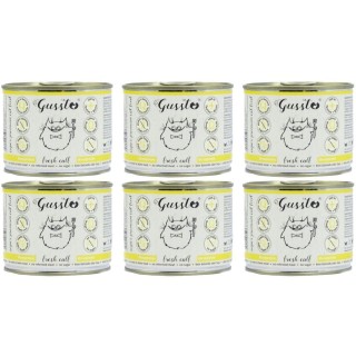 GUSSTO Cat Fresh Calf frisches Kalb 200 g x 6