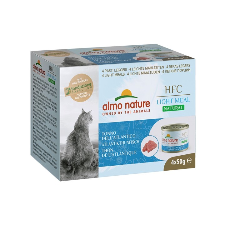 Sparpaket Almo Nature HFC Natural Light 24 x 50 g - Atlantikthunfisch
