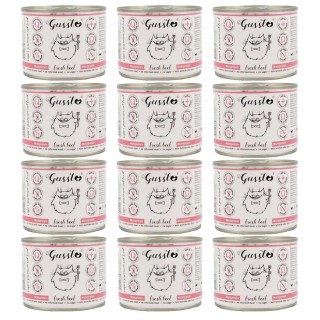 GUSSTO Cat Fresh Beef 12x200 g