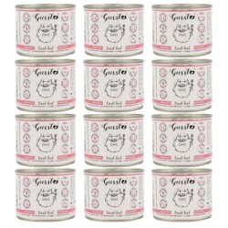 GUSSTO Cat Fresh Beef 12x200 g