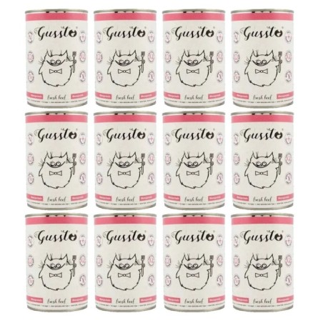 GUSSTO Cat Fresh Beef 12x400 g