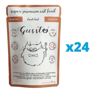 GUSSTO Cat Fresh Wild Boar 24x85 g