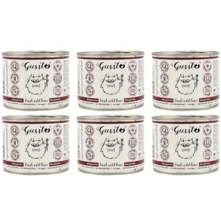 GUSSTO Cat Fresh Wild Boar 6x200 g
