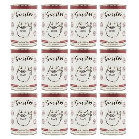 GUSSTO Cat Fresh Wild Boar 12x400 g