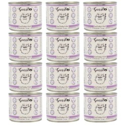 GUSSTO Cat Fresh Turkey &amp, Duck 200 g x 12