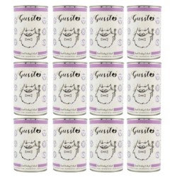 GUSSTO Cat Fresh Turkey &amp, Duck 12x400 g