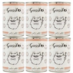 GUSSTO Cat Fresh Calf &amp, Rabbi 6x400 g