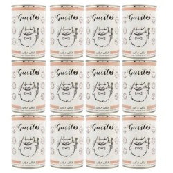 GUSSTO Cat Fresh Calf &amp, Rabbit 12x400 g