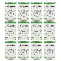 GUSSTO Cat Fresh Chicken frisches Huhn 12x400 g