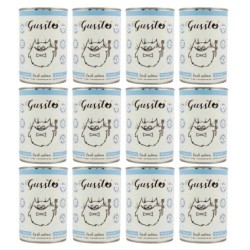 GUSSTO Cat Fresh Salmon 400 g x 12