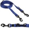 Karlie - Nylon-Führleinen "Sportiv" 3-Fach verstellbar, Farbe: Dunkelblau [200 cm x 20 mm]