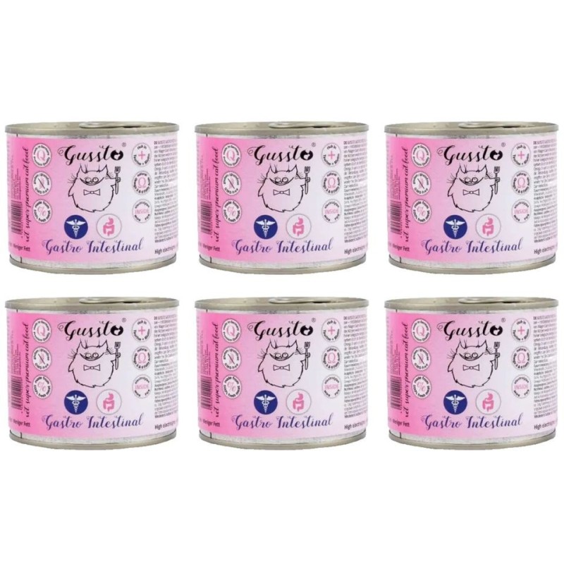 GUSSTO Vet Gastro Intestinal 6x200 g
