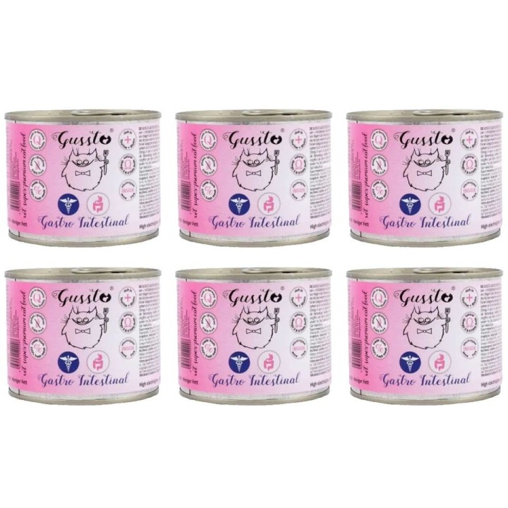 GUSSTO Vet Gastro Intestinal 6x200 g