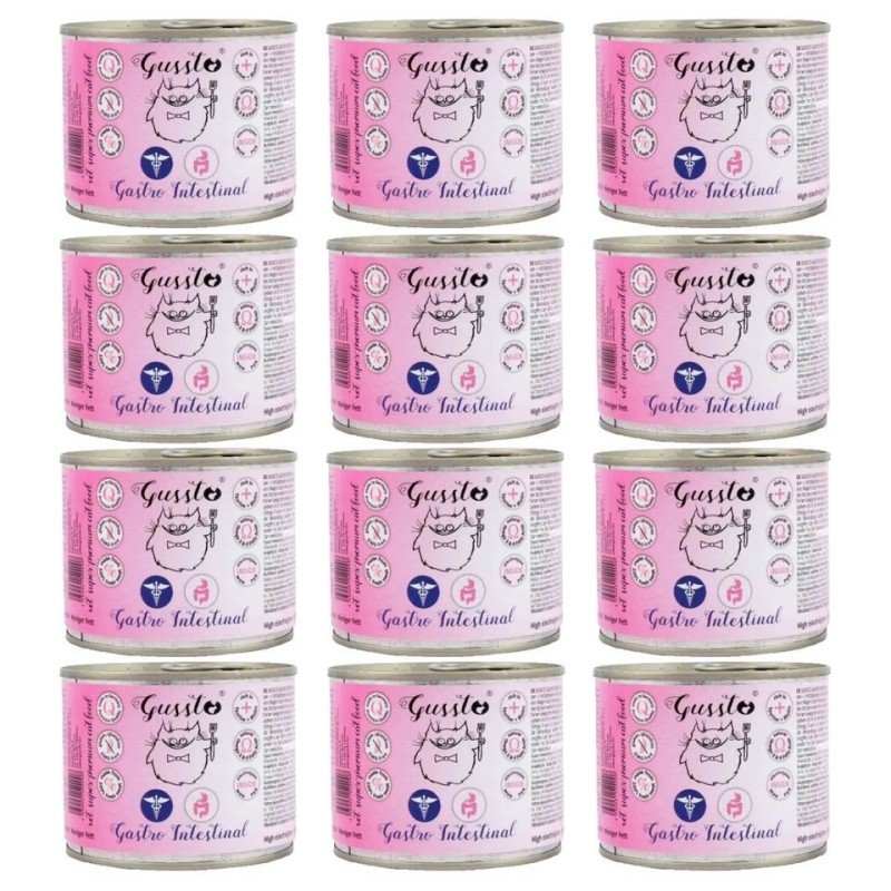 GUSSTO Vet Gastro Intestinal 12x200 g