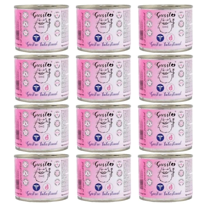 GUSSTO Vet Gastro Intestinal 12x200 g