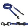 Karlie - Nylon-Führleinen "Sportiv" 3-Fach verstellbar, Farbe: Dunkelblau [200 cm x 10 mm]