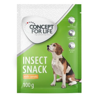 Concept for Life Insect Snack mit Karotte  - Sparpaket: 3 x 100 g