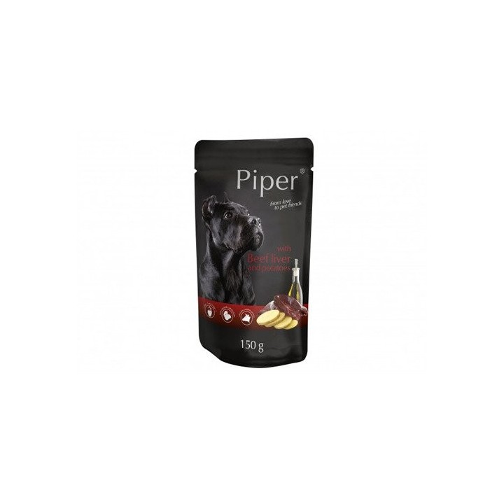 DOLINA NOTECI PIPER mit Rinderleber und Kartoffeln 150 g Nassfutter für ausgewachsene Hunde