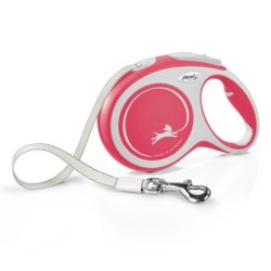 FLEXI New Comfort L Gurtleine 8 m Rot