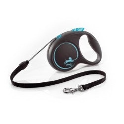 FLEXI Black Design M 5 m Blau Seilleine