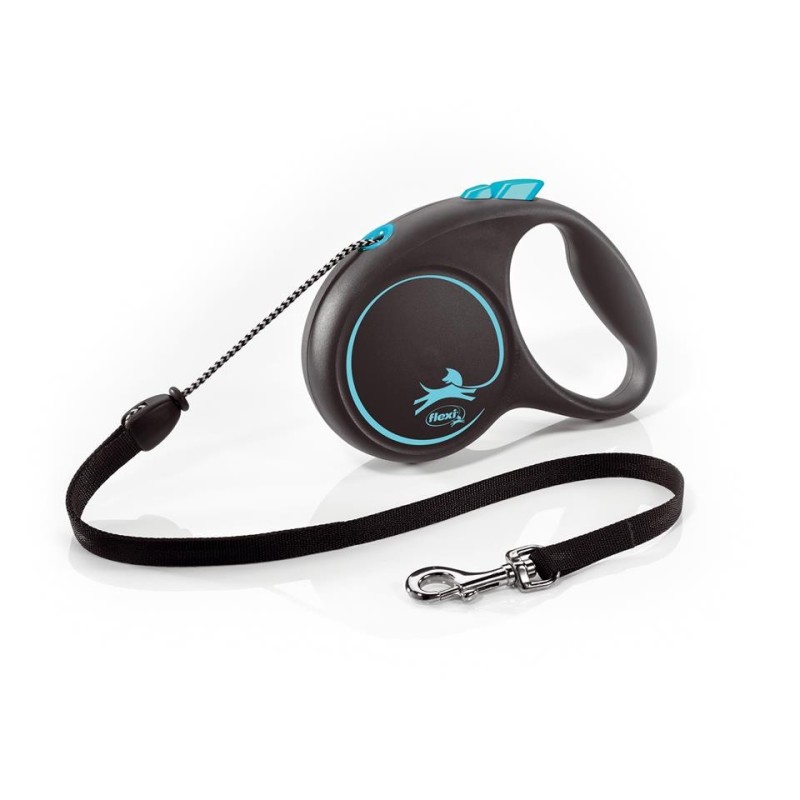 FLEXI Black Design M 5 m Blau Seilleine