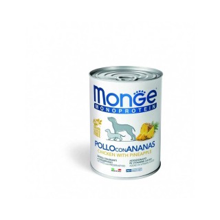 MONGE Dog Fruit Monoprotein Huhn mit Ananas 400 g