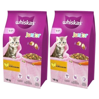 WHISKAS Junior Chicken ( Huhn )14kg x 2