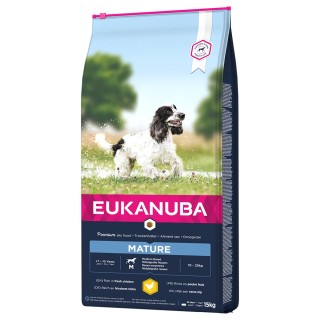 Eukanuba Thriving Mature Medium Breed Huhn - 15 kg